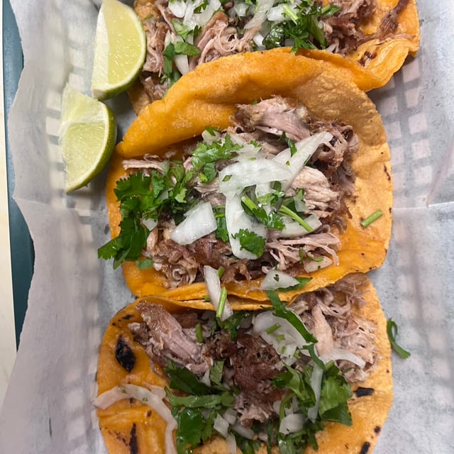 Carnitas Tacos.