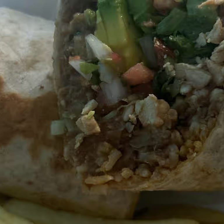 Delicious Chicken Burrito Experience