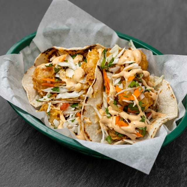 Shrimp Tacos.