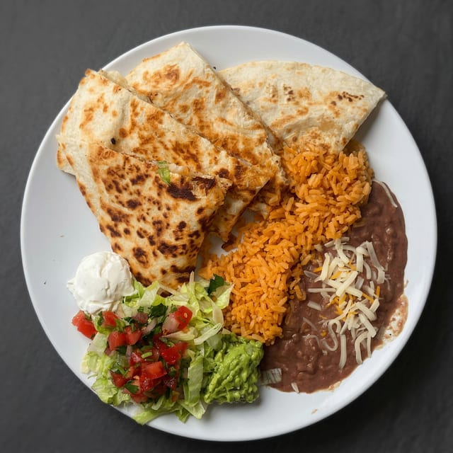 Pastor Quesadilla.