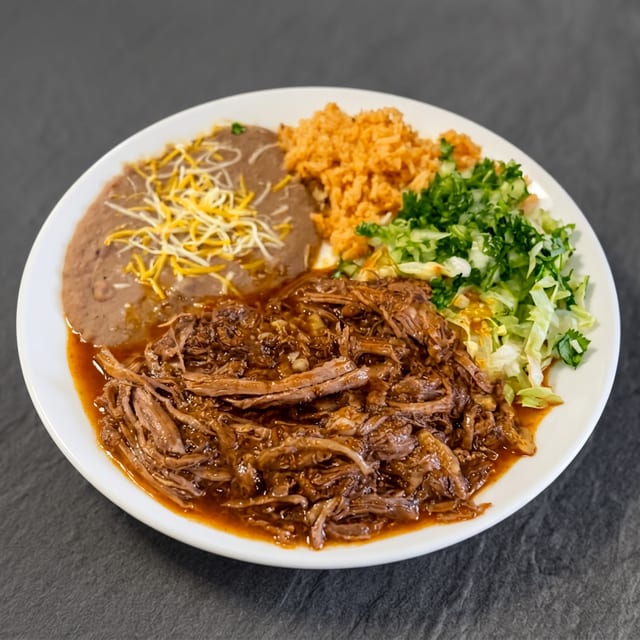 Barbacoa Plato.